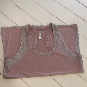 Fabletics Pink Racerback Tank